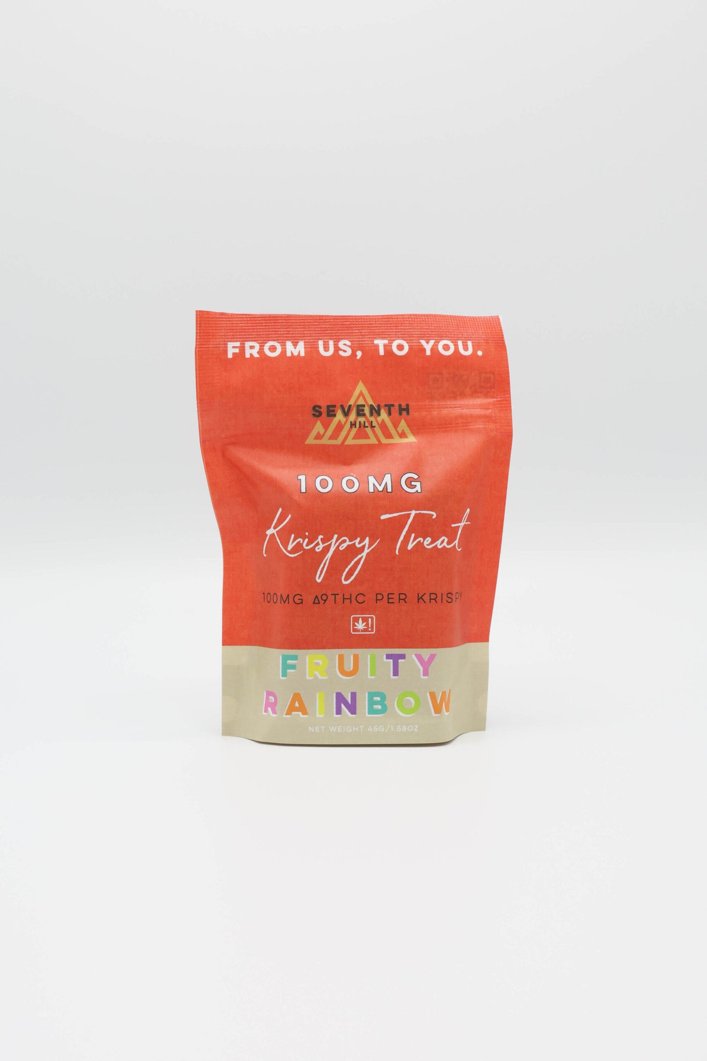 THC Fruity Rainbow Krispy Treat – 100mg ∆9THC