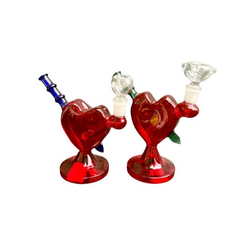 6" Heart Water Pipe
