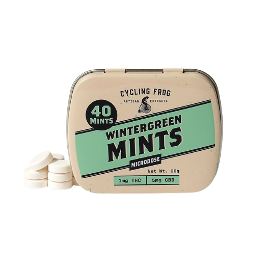 Cycling Frog Wintergreen Mints 1mg per Mint, 40ct