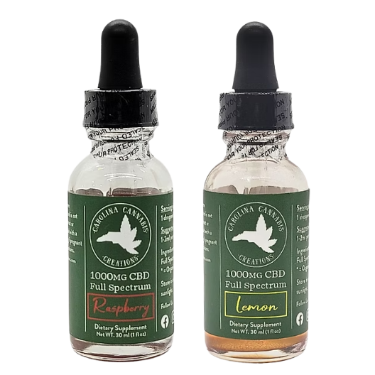 Full Spectrum 1000mg Tinctures Flavored