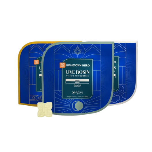 250mg Delta 9 Live Rosin Gummies (25mg each)