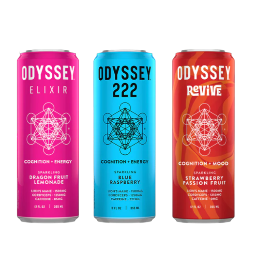 Odyssey Elixir-Sparkling Mushroom Drink