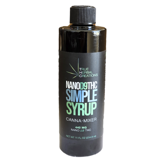 True Herbal Creations Nano D9 THC Simple Syrup