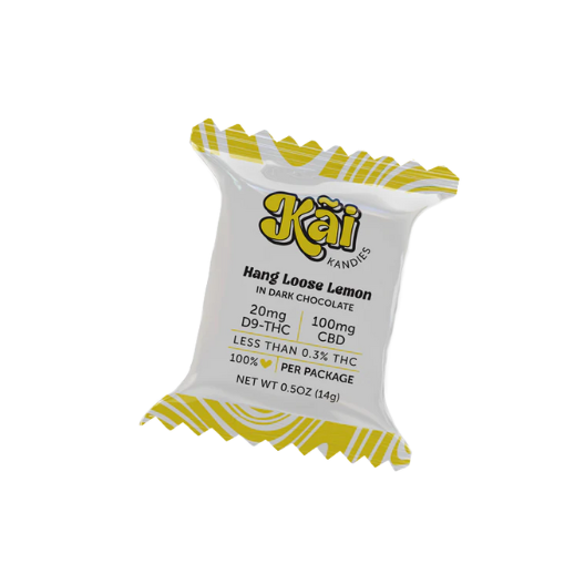 Kai Kandies Chocolate 1ct 20mg D9 THC | 100mg CBD