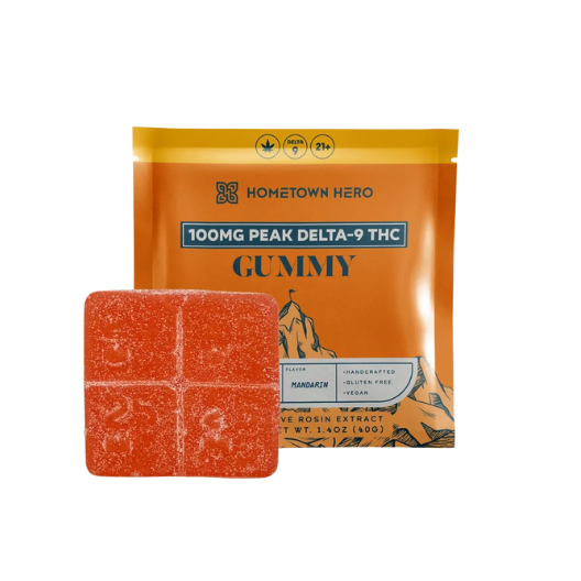 Delta-9 Peak 100mg Live Rosin Gummy