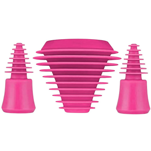 Pink Formula Glass Plugs- 3 pack