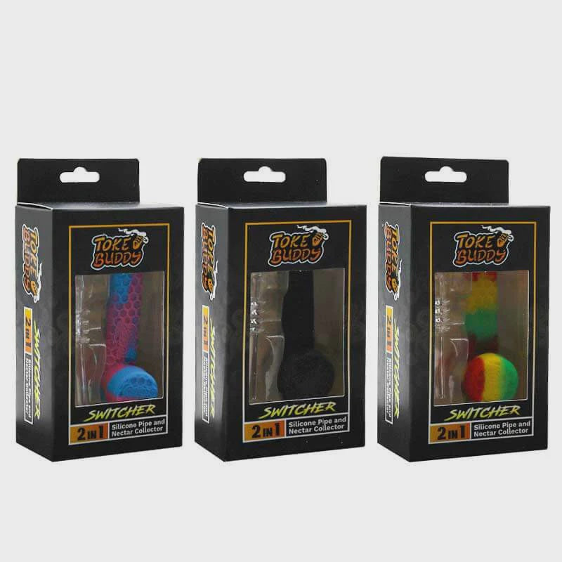 Toke Buddy Switcher 2-in-1 Silicone Pipe and Nectar Collector