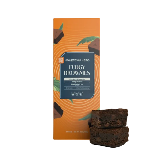 Fudgy Brownies 50mg D9 4ct