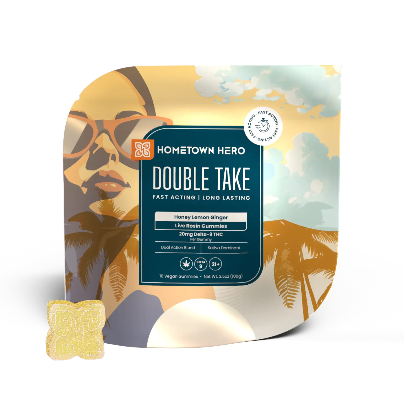 Honey Lemon Ginger - Double Take Gummies
