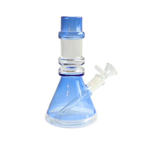 Glass Water Pipe Beaker Design With Downstem 6.5 Inches