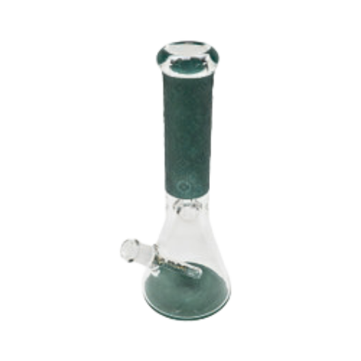 Big B Mom Glass Monogram Design Water Pipe With Ice Catcher 12.5 Inches