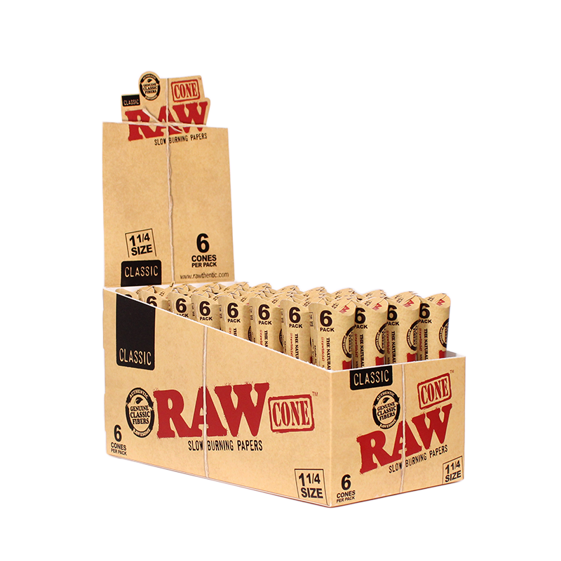 RAW Classic Cones 6pk
